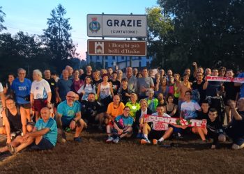 Oltre 100 persone a piedi nella notte da Casaloldo per raggiungere le Grazie