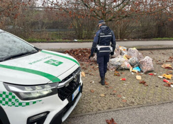 RIFIUTI IN STRADA LEGNAGHESE  e AREA SUPERMERCATI: RAFFICa DI MULTE DA PARTE DELLA POLIZIA LOCALE