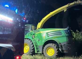 Falciato da una mietitrebbia mentre dorme in un campo a Castiglione