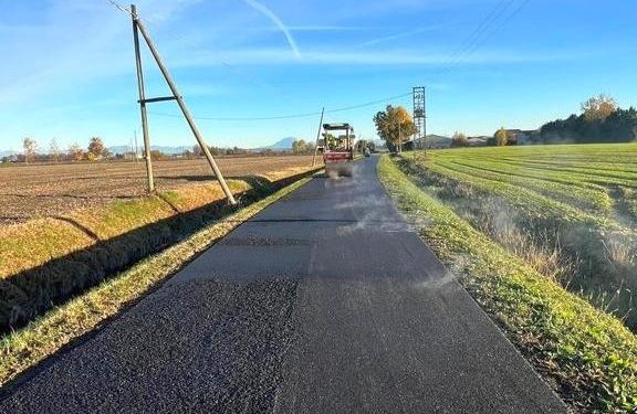 Strade comunali a nuovo: a Ceresara lavori (da poco conclusi) per 80mila euro