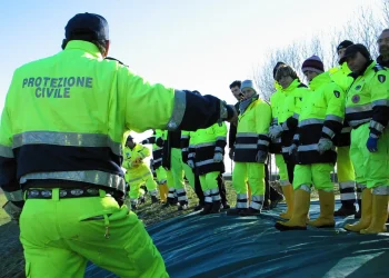 Esercitazione notturna venerdì scorso per la protezione civile Colli Morenici