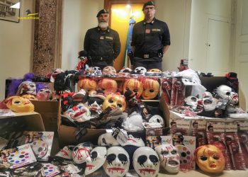 Halloween, sequestrati dalla Guardia di Finanza 4 milioni di prodotti non sicuri