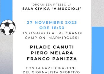 Marmirolo, lunedì in sala civica una serata dedicata ai campioni Canuti, Melara e Panizza