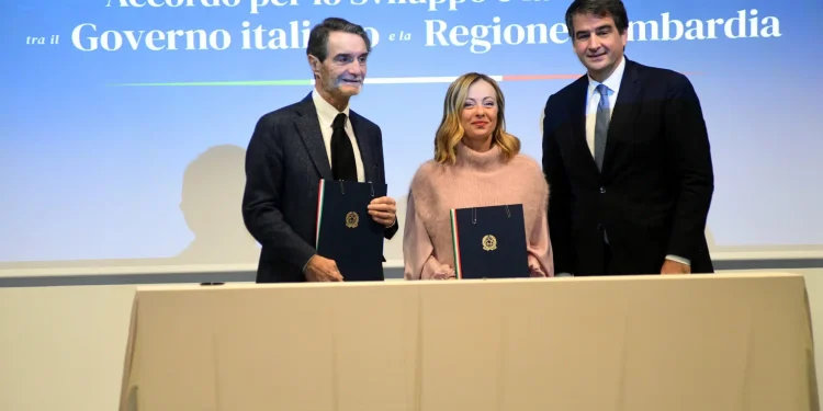 Governo-Regioni, avanti con politiche coesione: Meloni stringe accordi con Fontana e Cirio