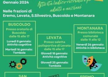 Curtatone, tante attività per adulti e anziani con il Centro del tempo libero