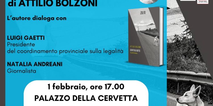Mantova, a palazzo della Cervetta la presentazione del libro Controvento – Racconti di frontiera di Attilio Bolzoni