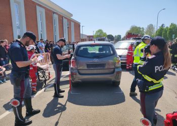 Ben 800 alunni “a scuola di guida” con polizia stradale e Autobrennero