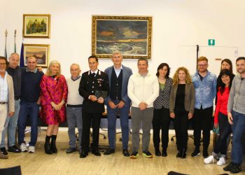 Il saluto e il ringraziamento della comunità di Marmirolo al comandante Stefano Dini