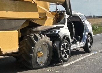 Castellucchio, si schianta contro una mietitrebbia: gravissimo 67enne