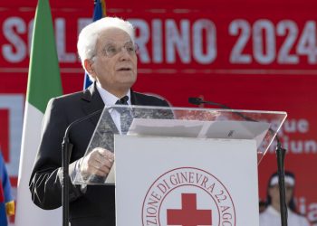 Anche gli artificieri e i tiratori scelti per la sicurezza di Mattarella a Solferino