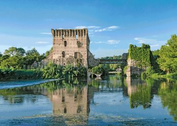Valeggio, oltre 200 commensali alla cena  per salvare il ponte visconteo