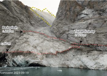 Mega-tsunami di 200 metri ha fatto tremare per 9 giorni sismometri di tutto il mondo