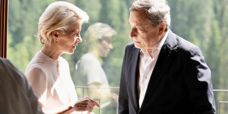 Ue, von der Leyen rompe le attese: lunedì svelato rapporto Draghi su competitività