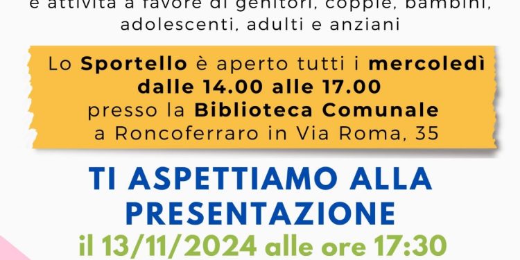 Roncoferraro, apre il centro per le famiglie “La Vela”: un nuovo servizio per la comunità