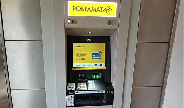 A Casalromano attivato il nuovo sportello Postamat