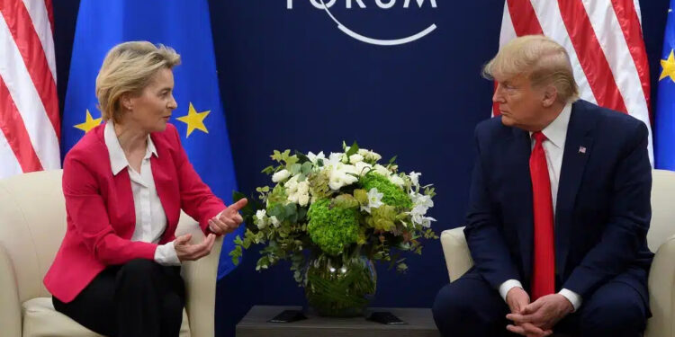 Dazi, possibile incontro Trump-Von der Leyen a funerali papa. Ue non esclude bilaterali