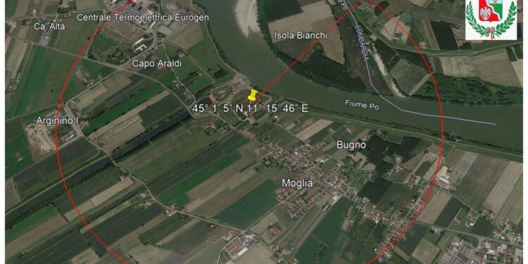 Bomba inesplosa a Sermide e Felonica, scattano le evacuazioni