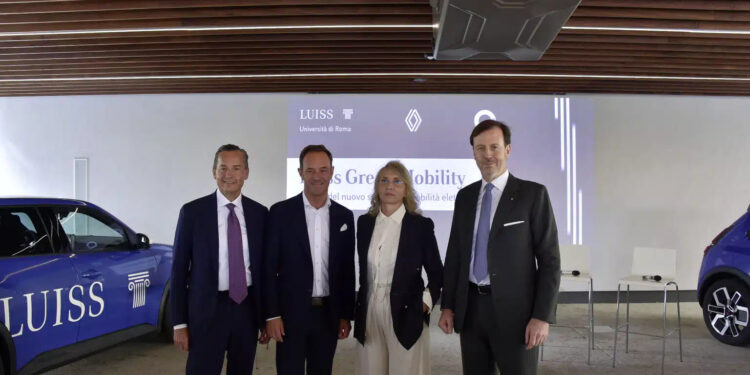 Luiss-Renault-Acea, a Roma primo car sharing elettrico universitario europeo