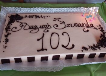 Festa alla casa di riposo per i 102 anni della signora Fernanda Torselli