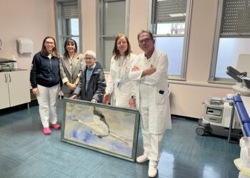 UN’OPERA D’ARTE DONATA ALL’OSTETRICIA E GINECOLOGIA DEL POMA