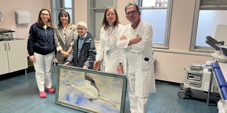 UN’OPERA D’ARTE DONATA ALL’OSTETRICIA E GINECOLOGIA DEL POMA