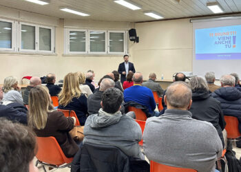 Una settantina di cittadini al primo appuntamento del candidato Andrea Murari in Te Brunetti
