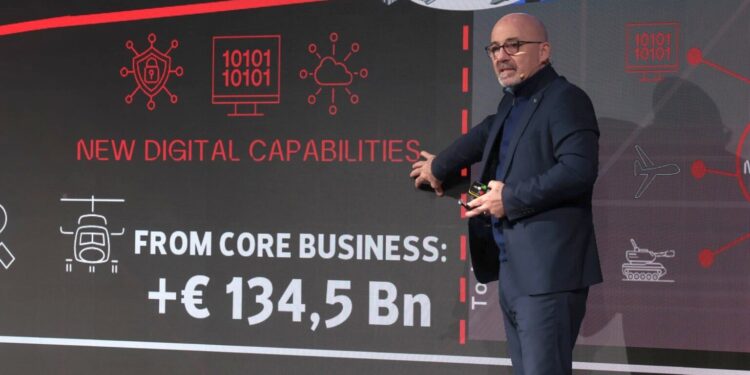 Leonardo aggiorna il piano industriale: previsti 142 miliardi di ordini al 2030