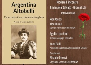 Presentazione libro su Argentina Altobelli nella Sala degli Stemmi Mercoledì 27 maggio