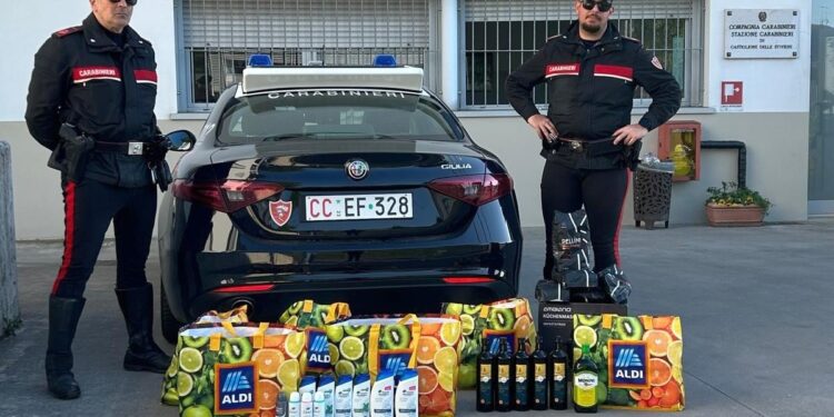 Sull’auto una spesa non pagata di 3mila euro: denunciato un 28enne