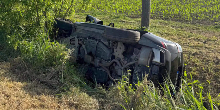 Il sindaco e l’assessore di Ferrara finiscono in un campo con l’auto a Sermide: lei era ubriaca