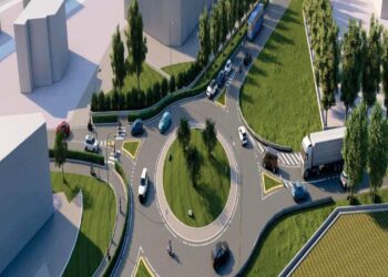 Castiglione: arriva la rotatoria all’incrocio tra via Mazzini, via Casalini e via Gerra