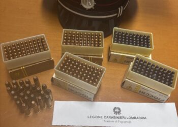 DETIENE ILLEGALMENTE NUMEROSE MUNIZIONI CHE VENGONO SEQUESTRATE DAI CARABINIERI